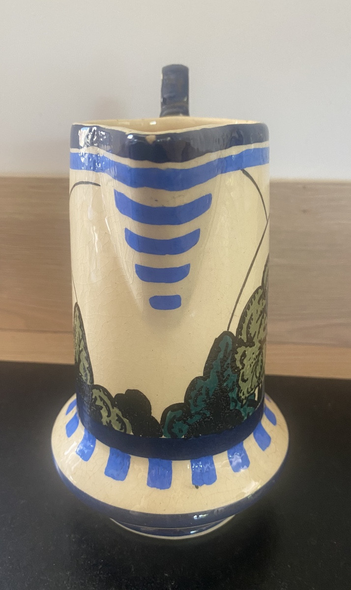 Art Deco Jug Paul Fouillen Quimper-photo-1