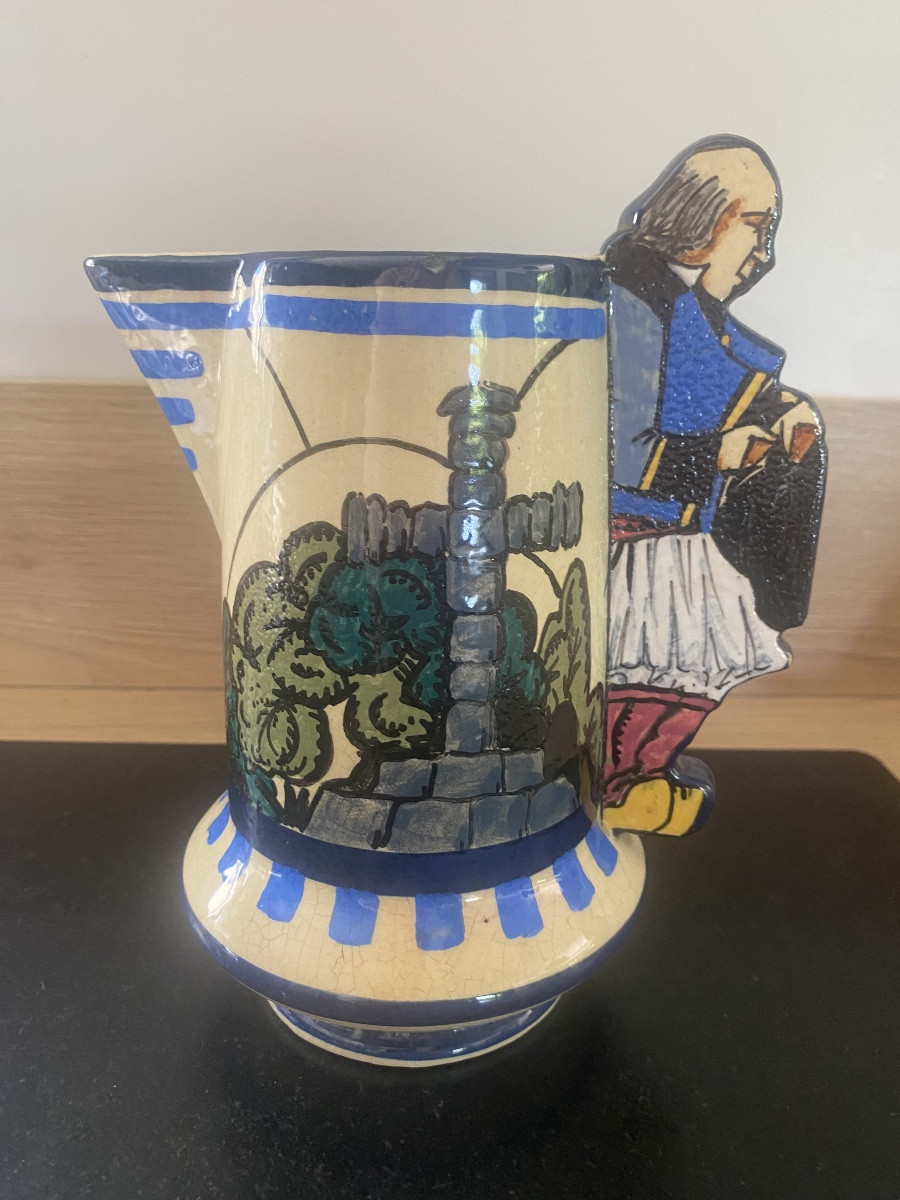 Art Deco Jug Paul Fouillen Quimper
