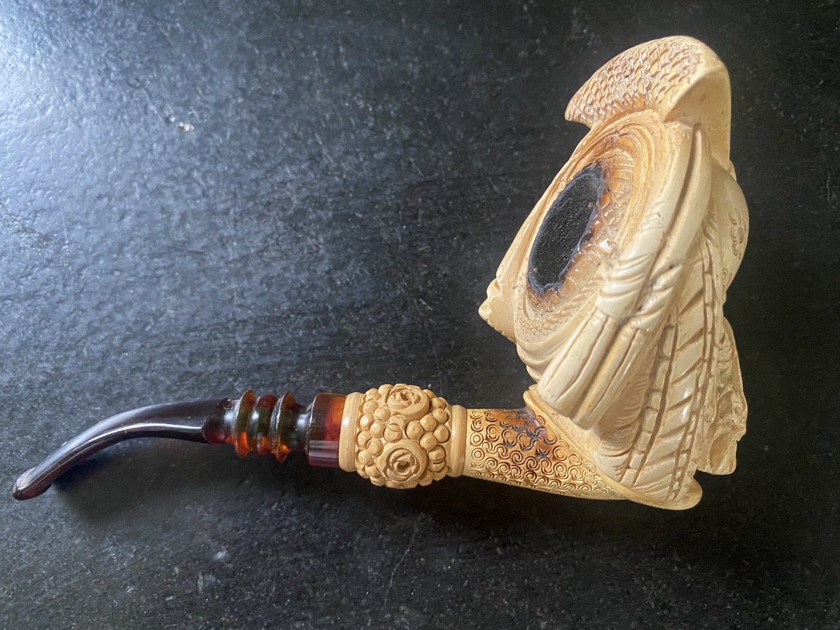 Meerschaum Pipe Sultan With Turban-photo-4