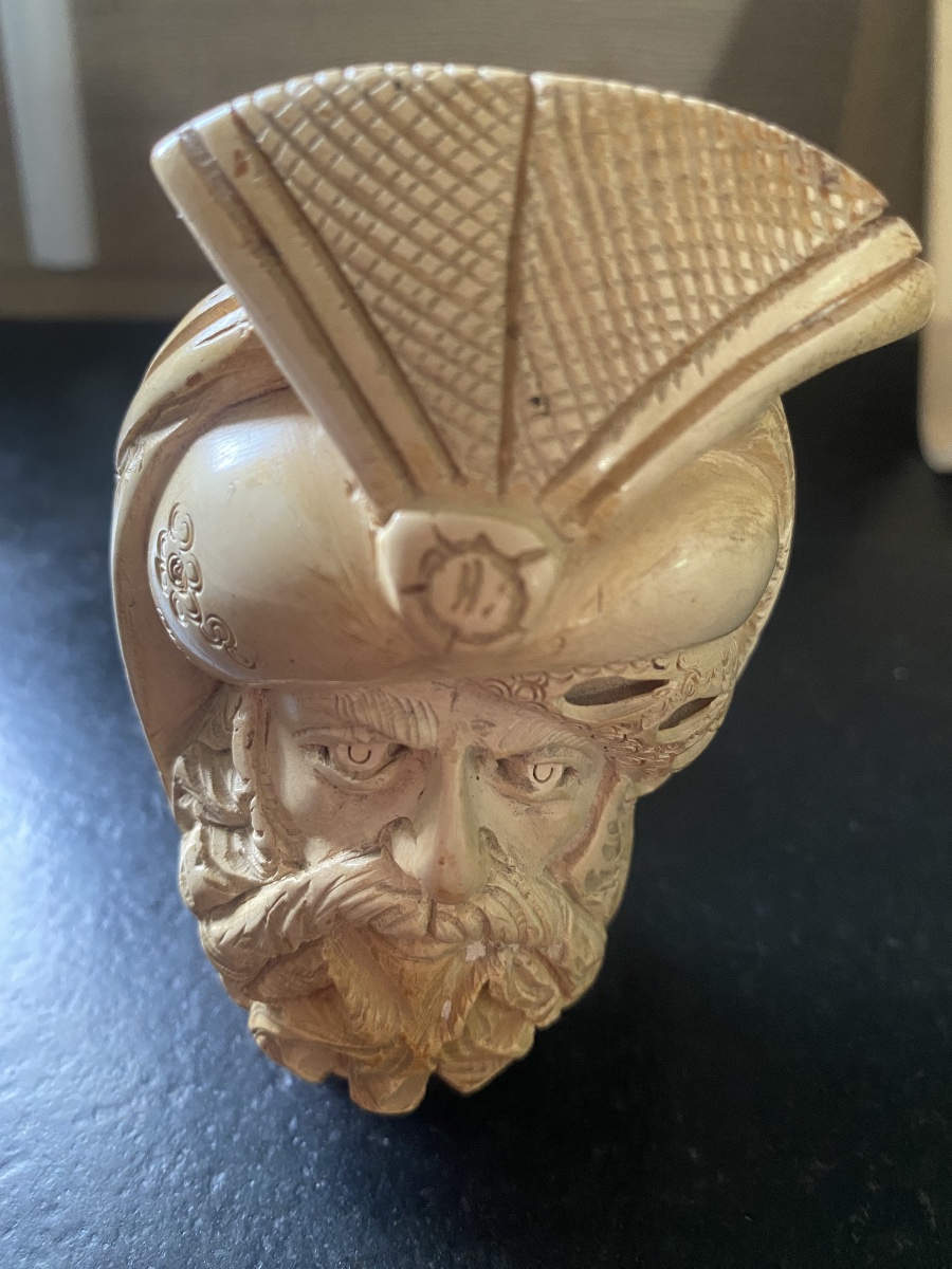 Meerschaum Pipe Sultan With Turban-photo-1