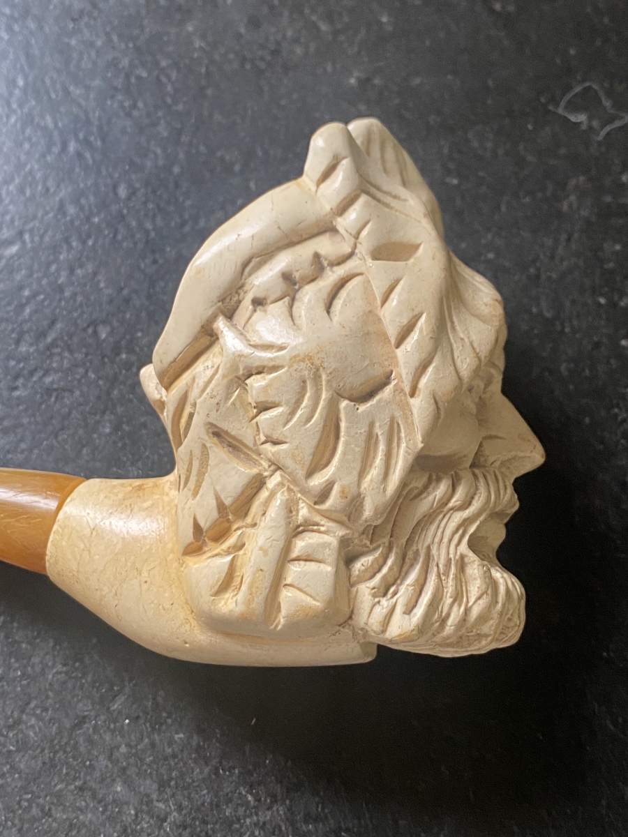 Pipe écume de mer homme barbu-photo-4