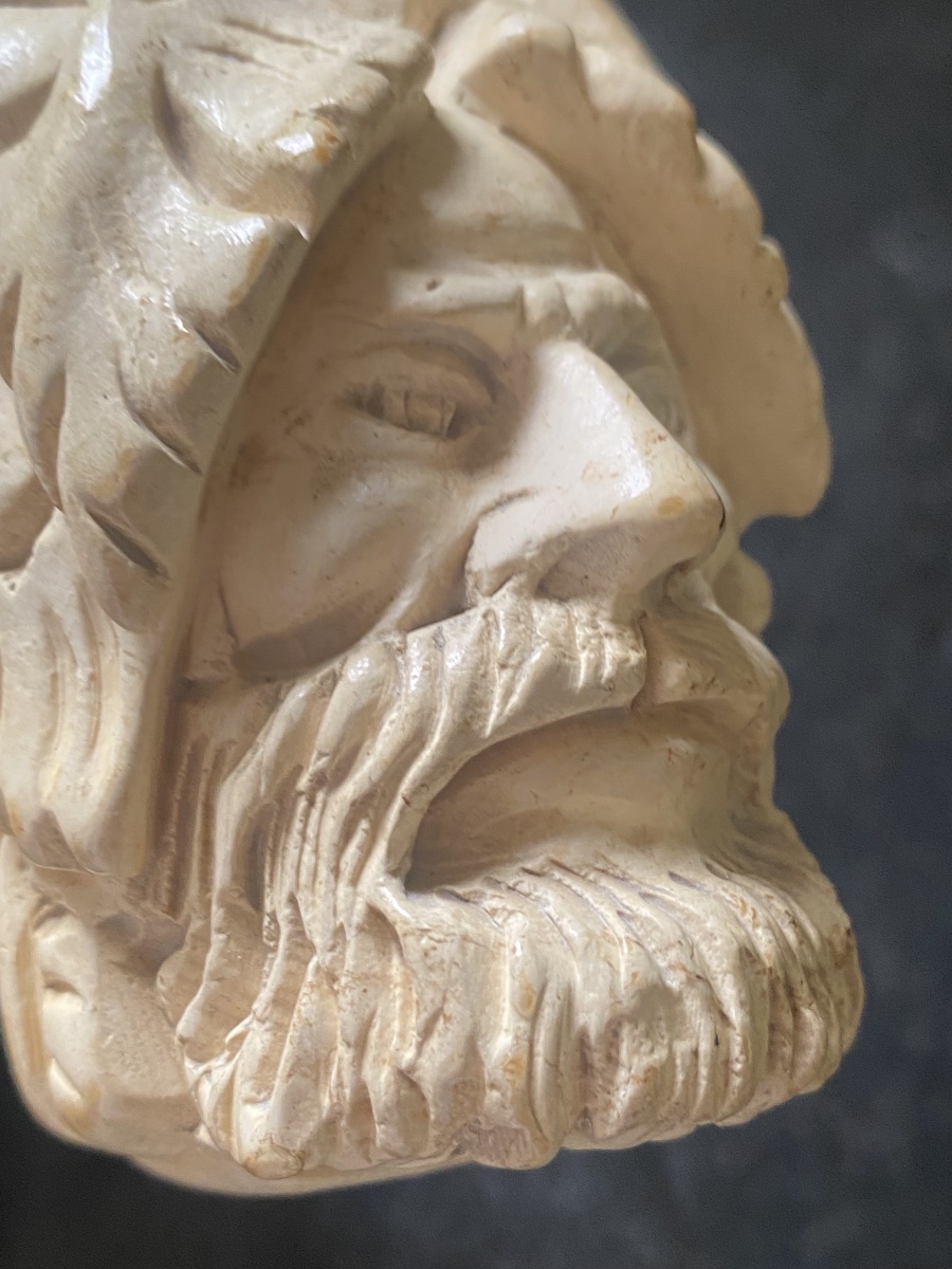 Pipe écume de mer homme barbu