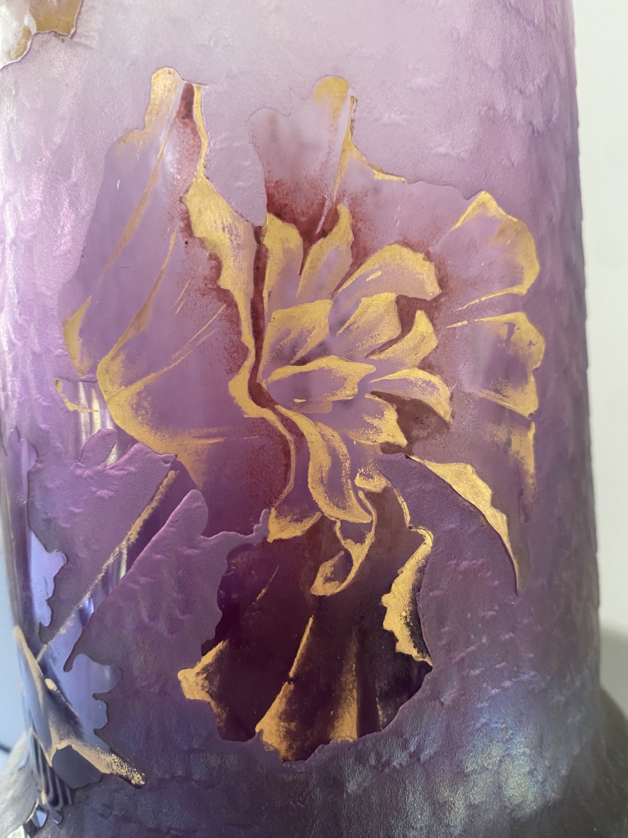 Vase Montjoye  art nouveau-photo-3