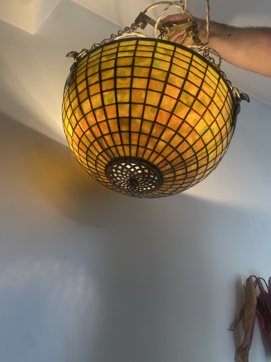 Tiffany Studio New York Chandelier-photo-4