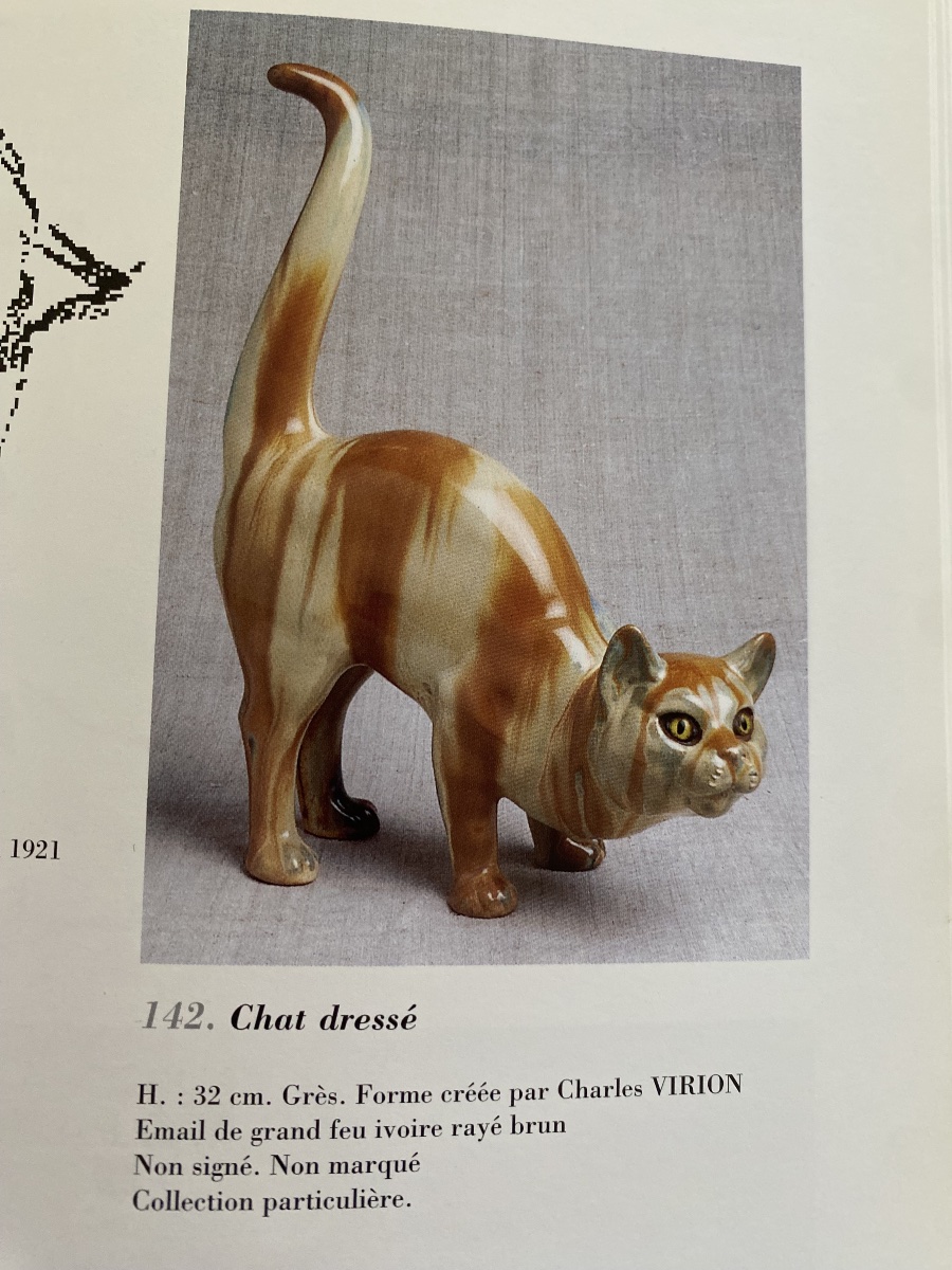 Chat gres flammé Charles Virion -photo-4
