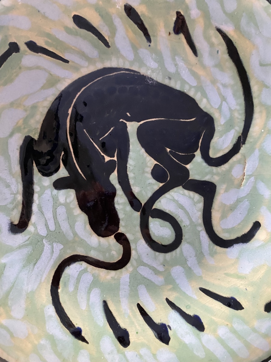 Yves Enderlin Keraluc Dish, 1947-photo-2