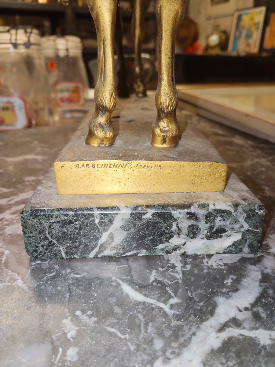 Bronze Statue Of Fremiet, The Gallic Chieftain -photo-1