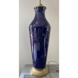 Grand pied de lampe Manufacture Nationale de Sevres
