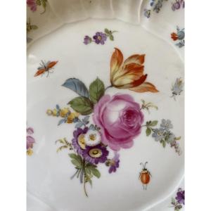 9 Assiettes Meissen 19 eme