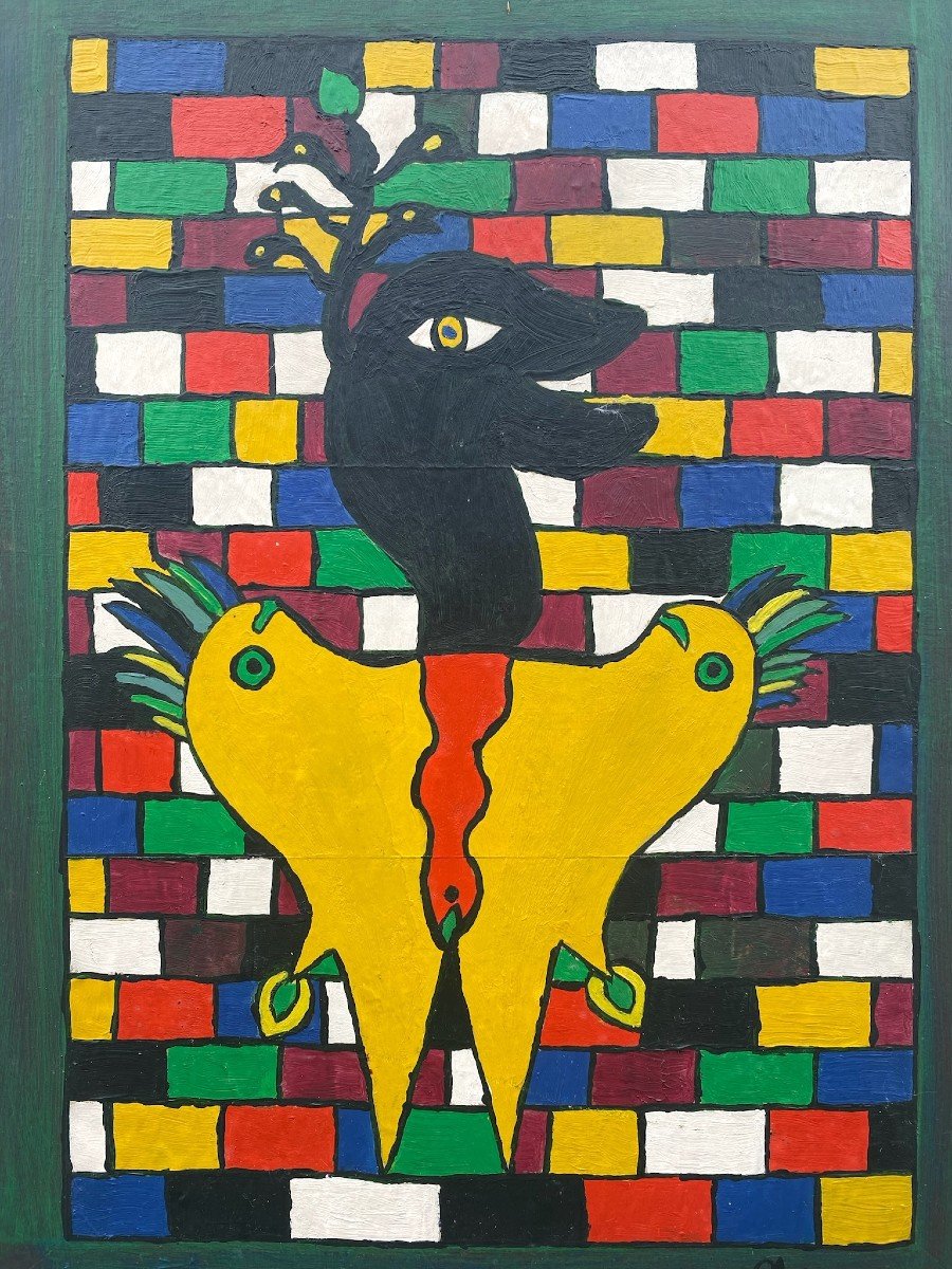 Totem, Force Surréaliste: Art Brut Art Naif Art Outsider Baptista Antunes (portugais)-photo-2
