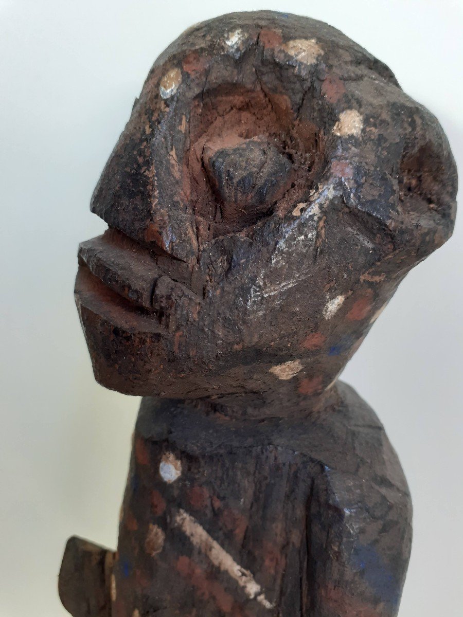 Art Tribal Africain: Ancienne Statuette Tadep,  culture Mambila, Cameroon-photo-2