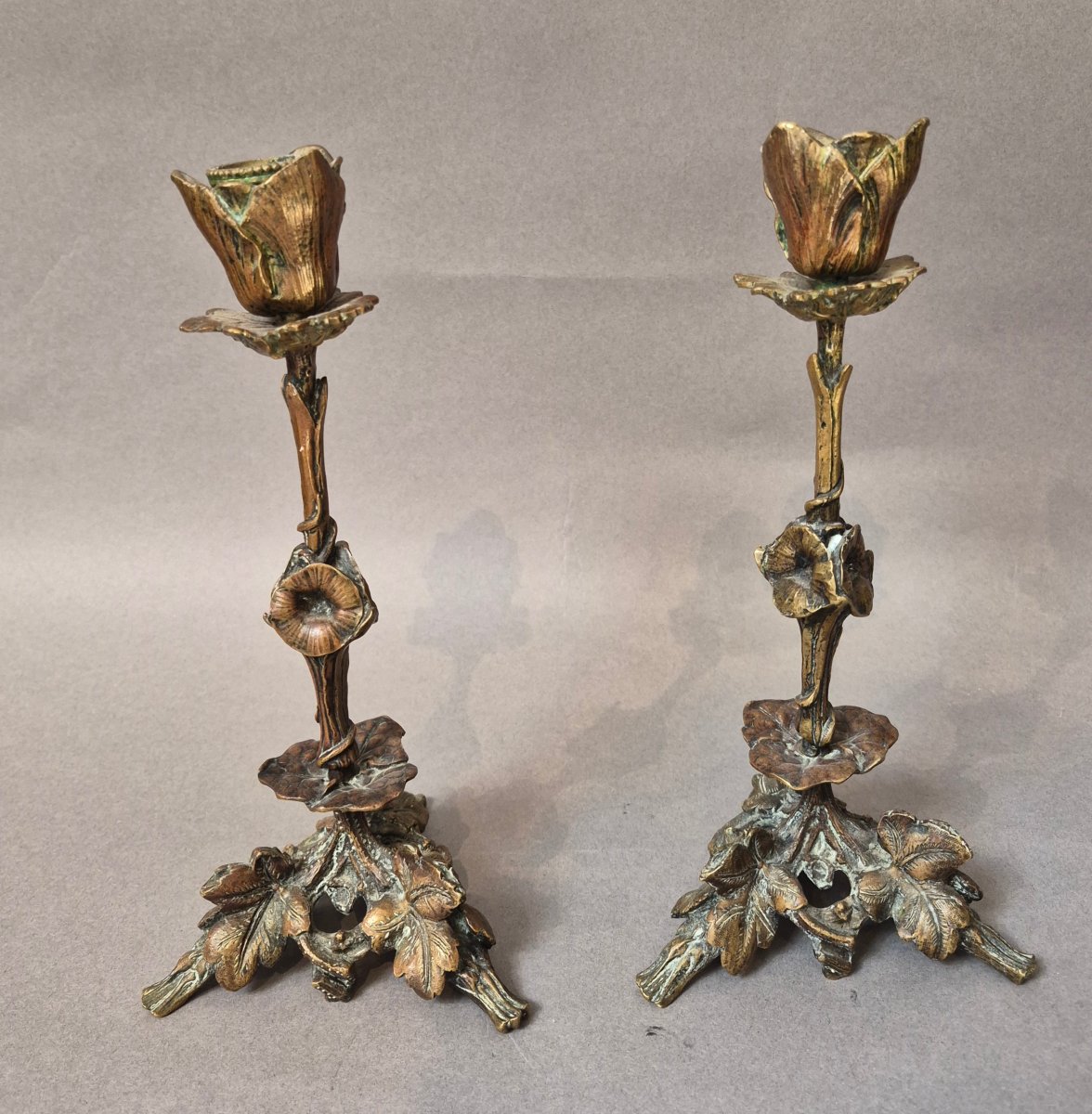 Pair Of Candleholders -photo-3