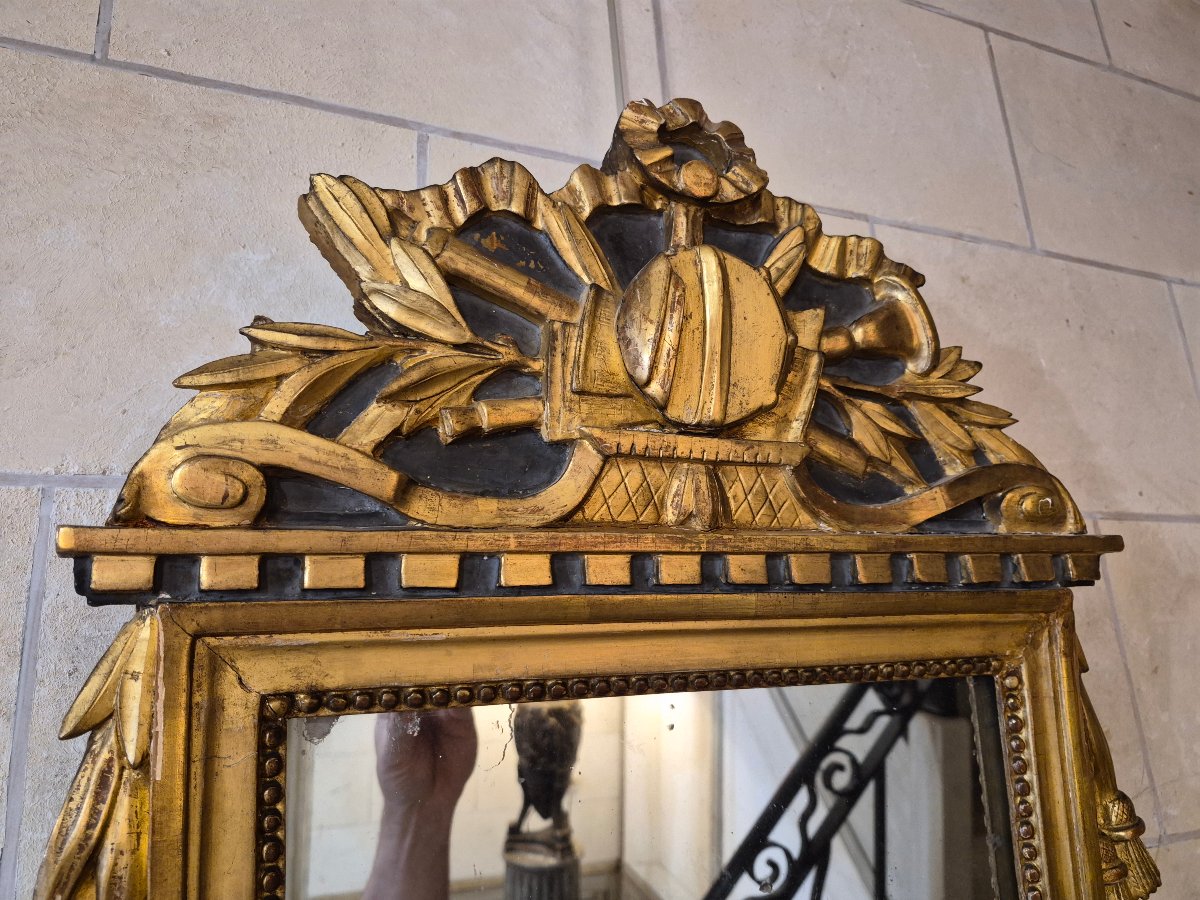 Miroir d'époque Louis XVI -photo-4