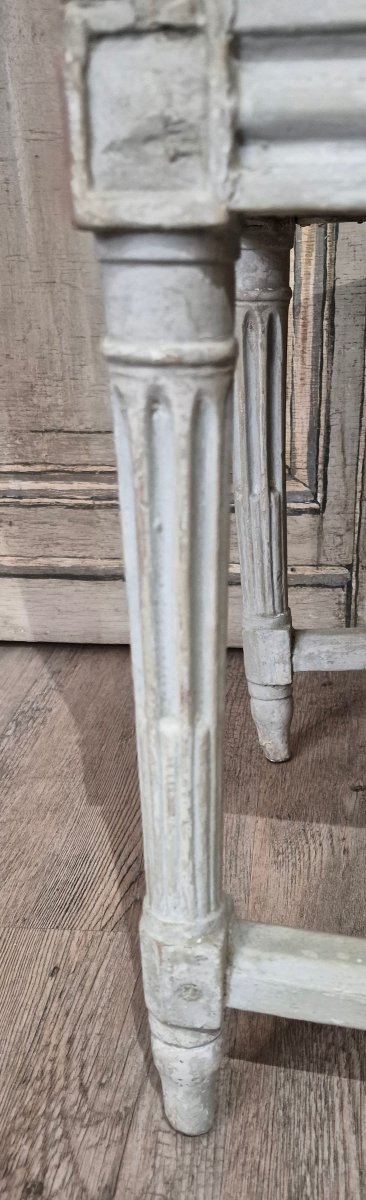 Antique Louis XVI Chair Stamped "pluvinet"-photo-2