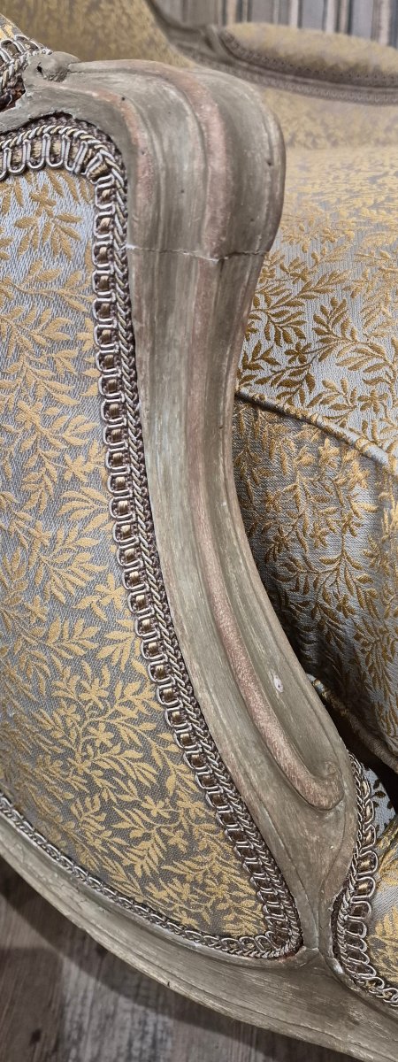 Bergère d'époque Louis XV -photo-3