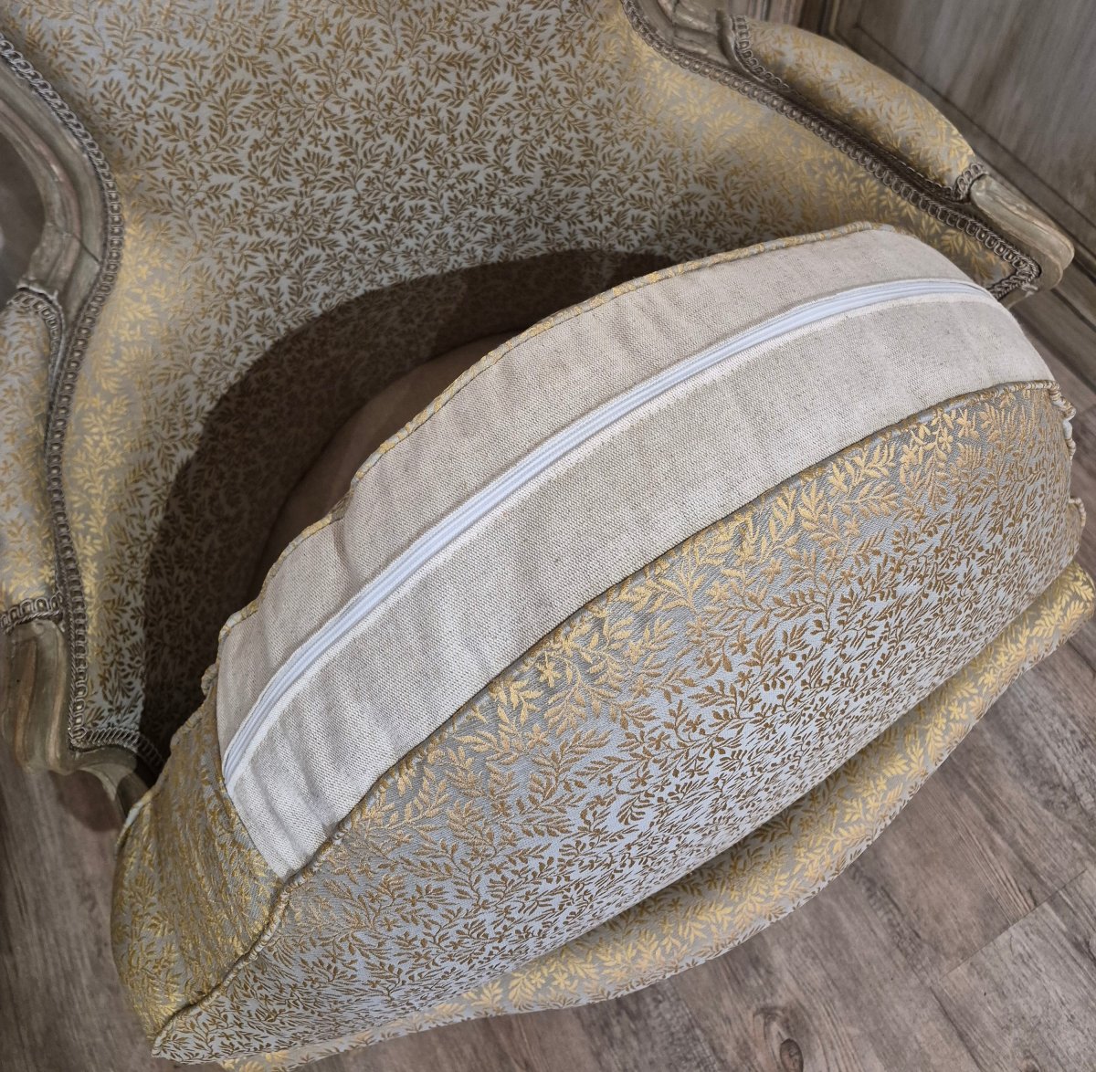 Bergère d'époque Louis XV -photo-4