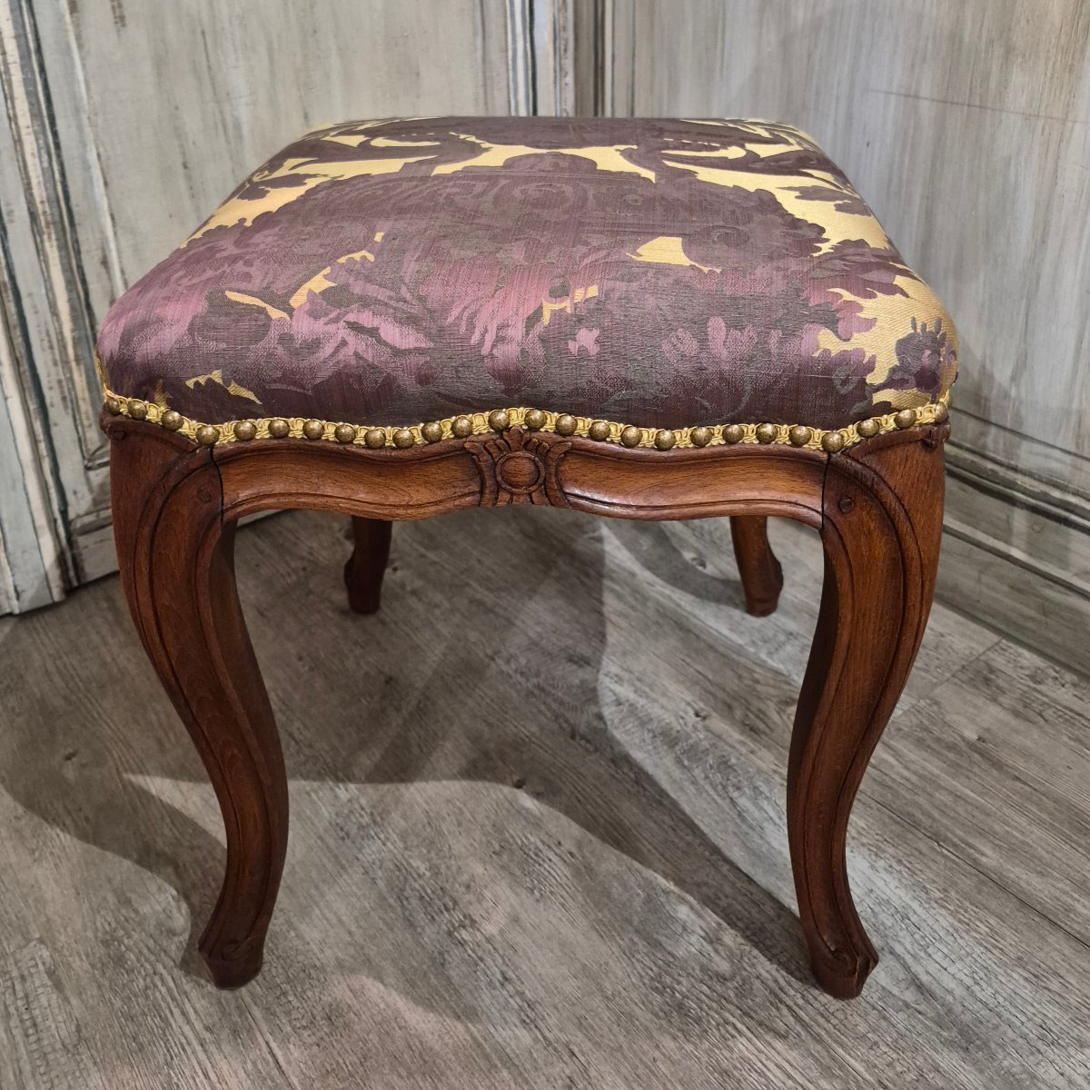 Paire de tabourets Louis XV -photo-4