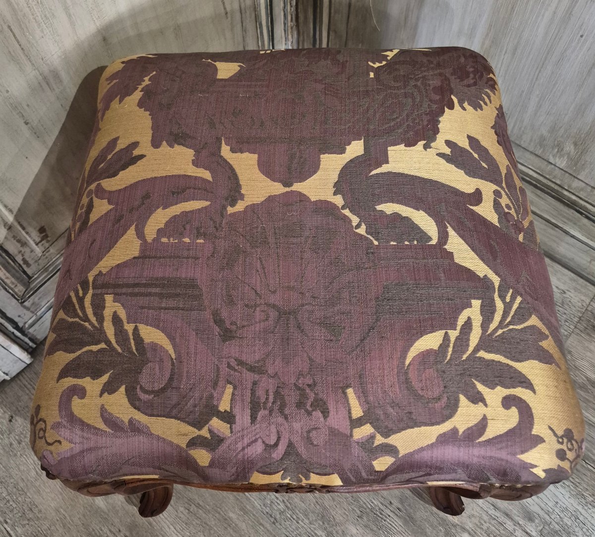 Paire de tabourets Louis XV -photo-4