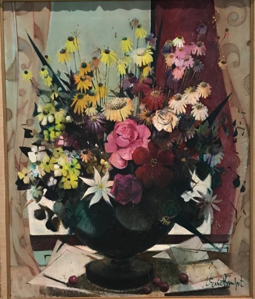 The Vase With Cherries / Vernet-bonfort