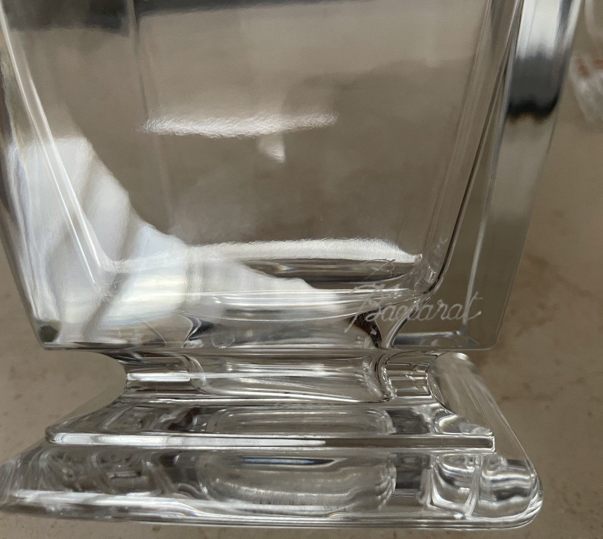 Paire de vases Baccarat modèle PERLE-photo-2