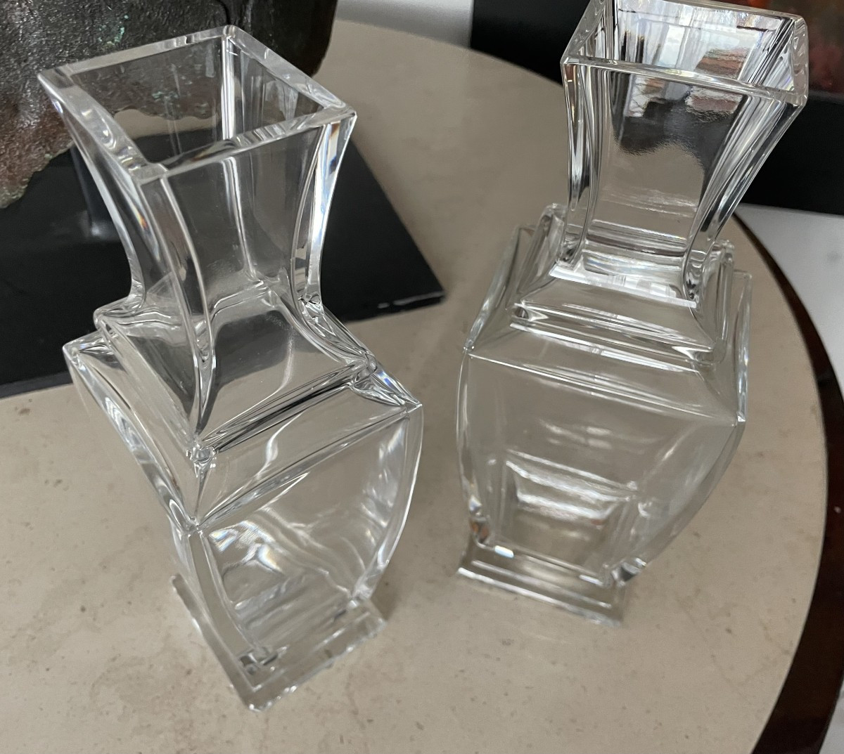 Paire de vases Baccarat modèle PERLE-photo-3