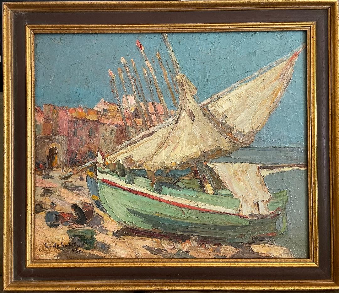 Collioure Les Remailleuses / 1930 / Léonie De Bailleul