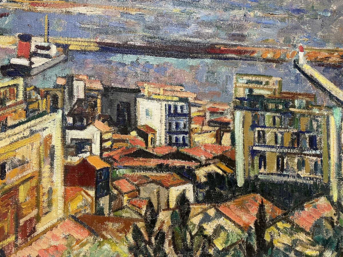 The Port Of Agha In Algiers / Pierre Pruvost