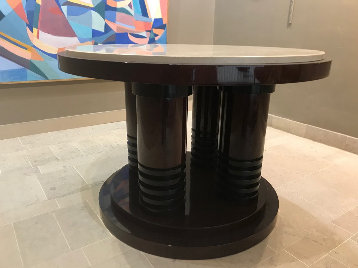 Modernist Pedestal Table - Art Deco