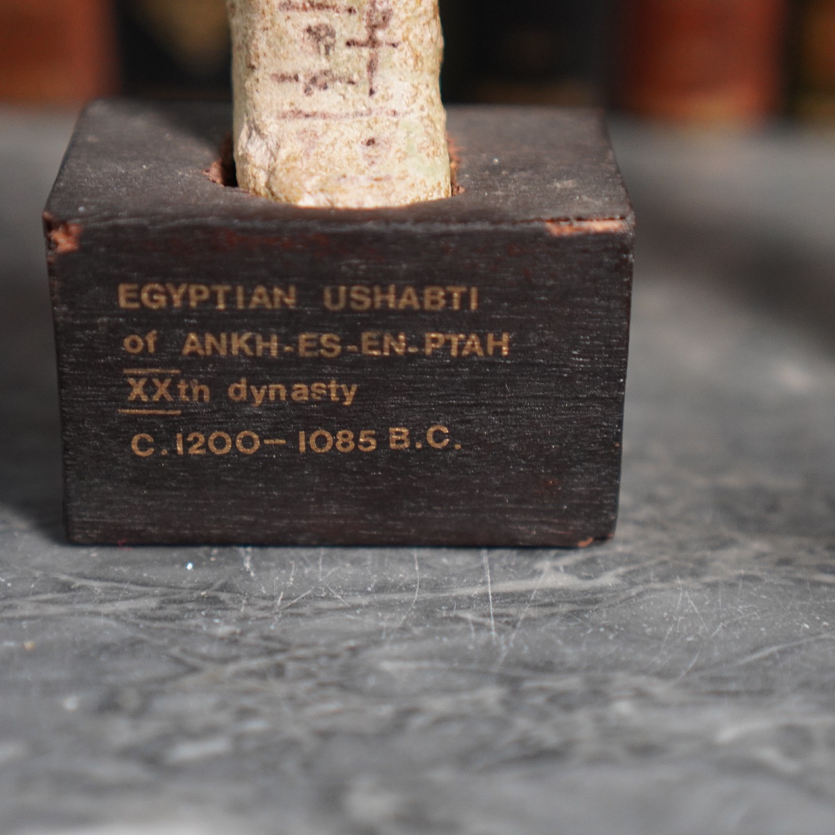 Ancient Egyptian Faience Ushabti, 20th Dynasty - Ancient Egypt-photo-2
