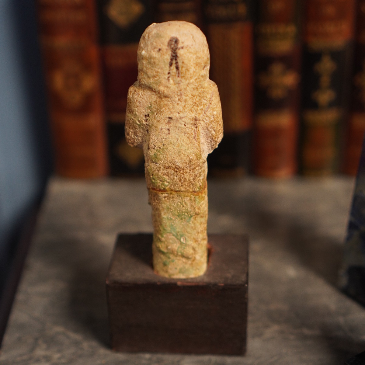Ancient Egyptian Faience Ushabti, 20th Dynasty - Ancient Egypt-photo-3
