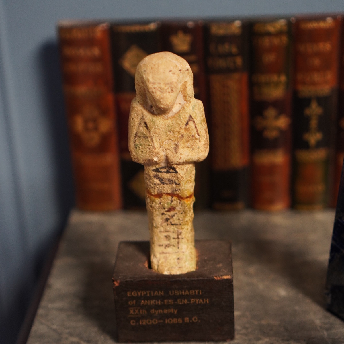 Ancient Egyptian Faience Ushabti, 20th Dynasty - Ancient Egypt-photo-1