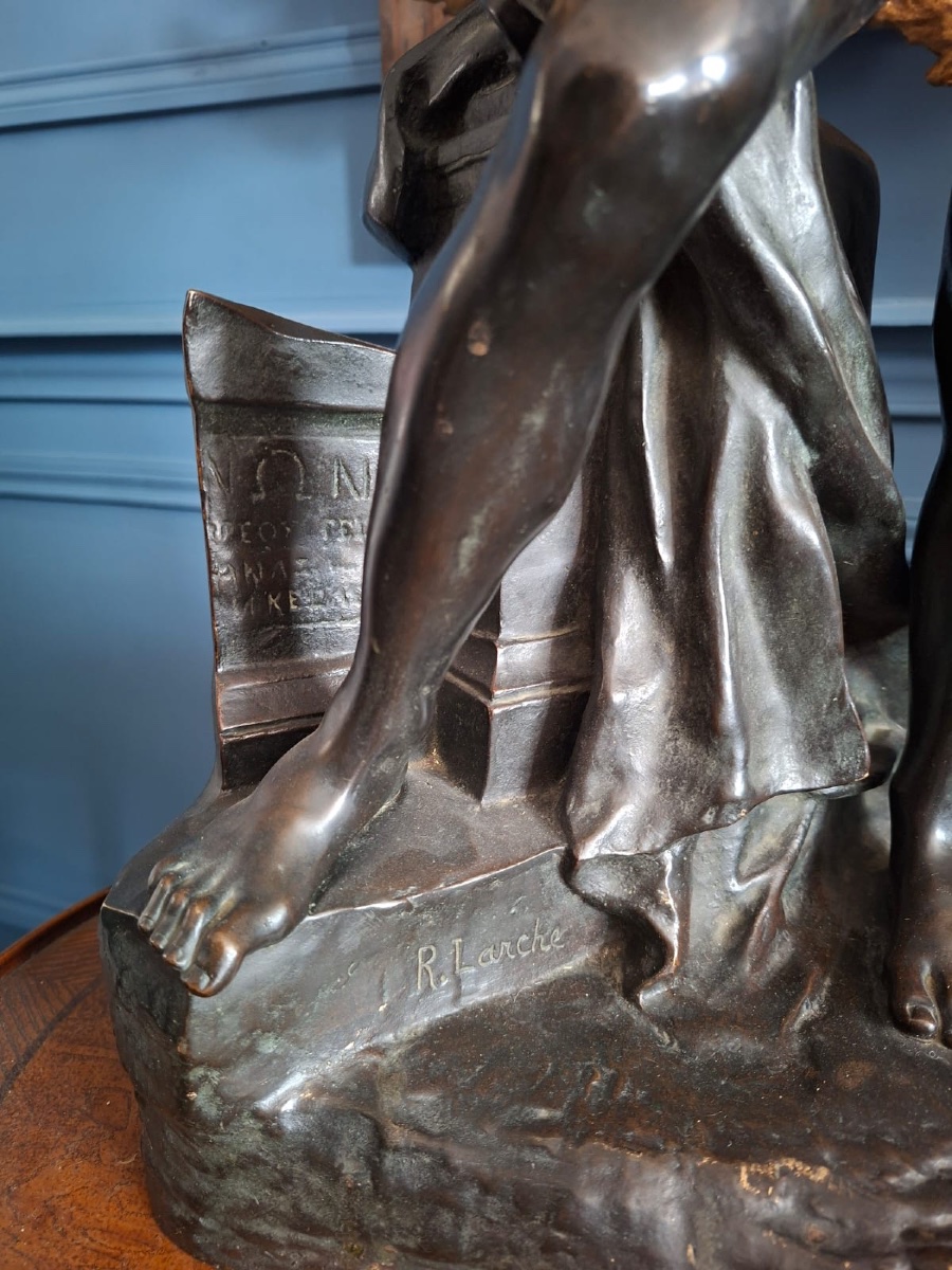 Raoul Larche (1860-1912) – « La Douleur d’Oreste » – Bronze Siot-Decauville – H 60cm-photo-4