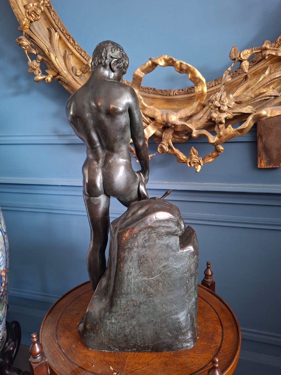 Raoul Larche (1860-1912) – « La Douleur d’Oreste » – Bronze Siot-Decauville – H 60cm-photo-4