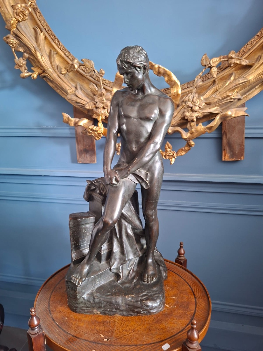 Raoul Larche (1860-1912) – « La Douleur d’Oreste » – Bronze Siot-Decauville – H 60cm