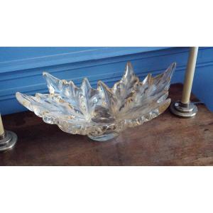Lalique – Coupe « Champs-Élysées » en cristal à lustre or