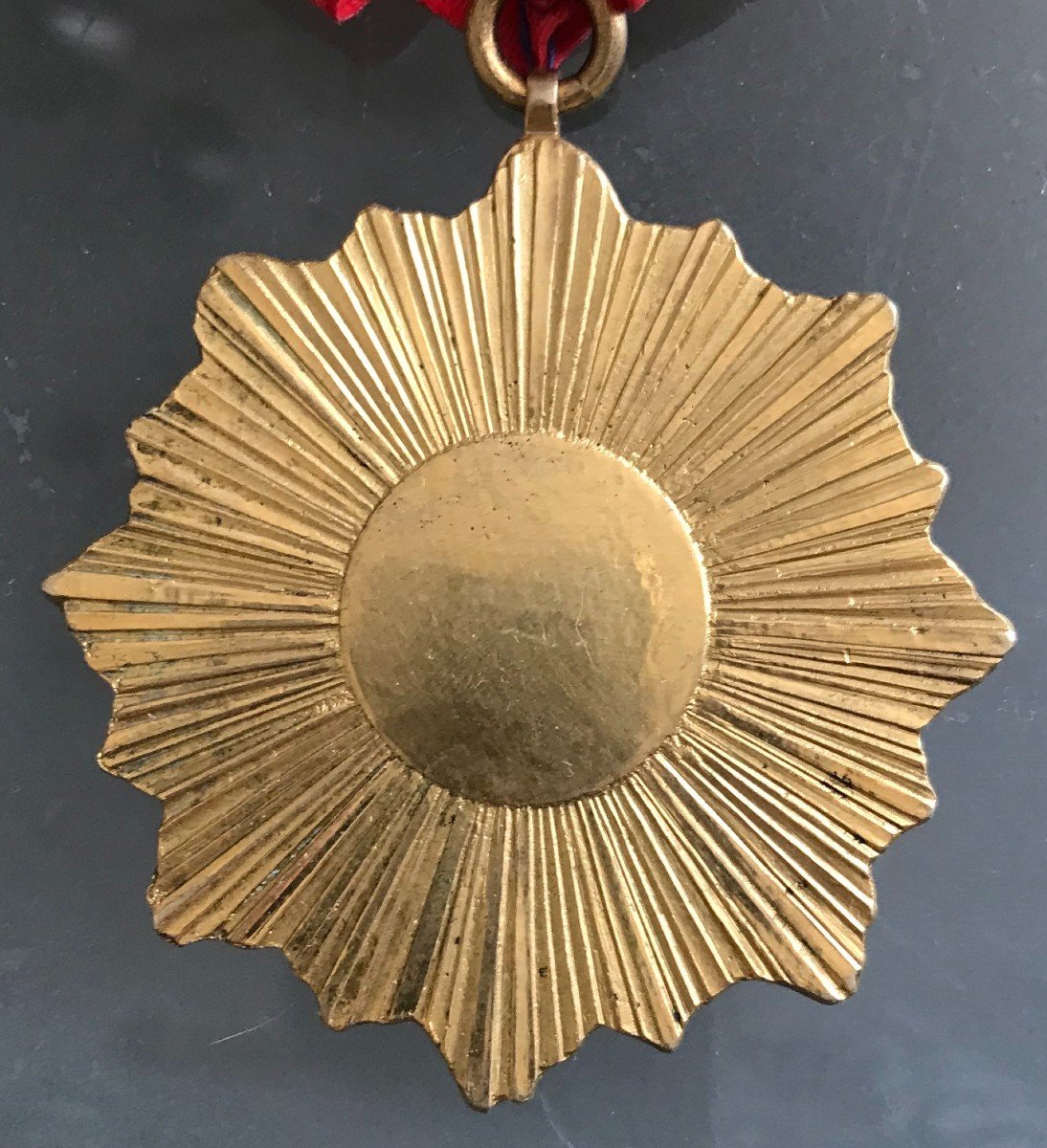 Insigne De De Député De l'Assemblée Législative En Bronze Doré-1792- Révolution-photo-1