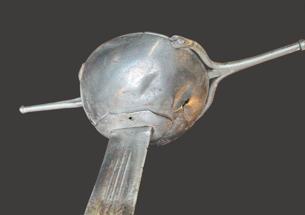 Rapière espagnol- en fer forgé- Taza- 106 cm -17eme siècle-photo-3