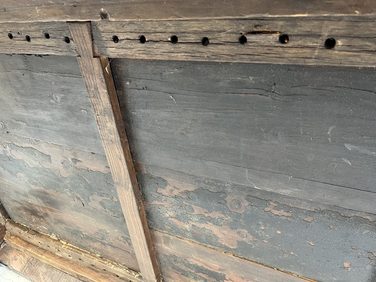 Lit de fumeur d'opium - Laque noire - Chine 19eme-photo-5