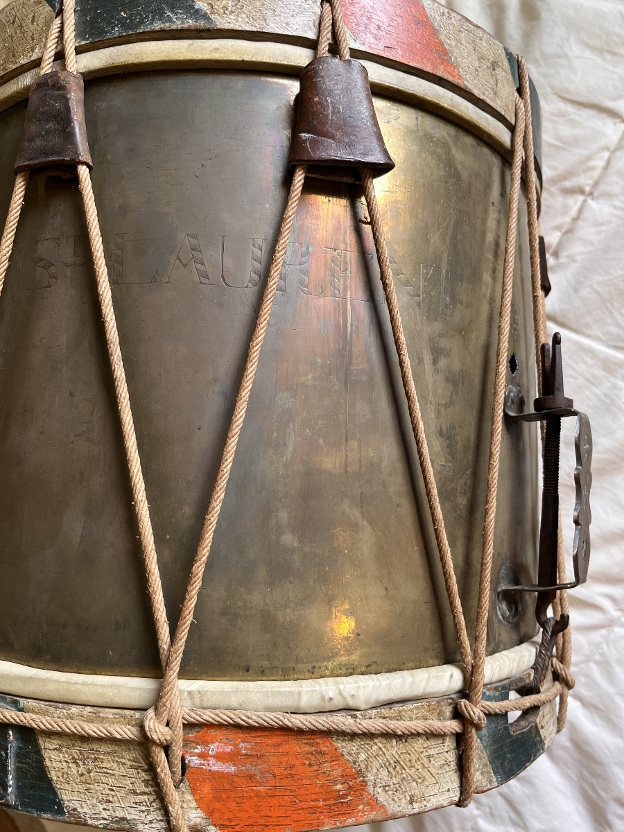 Old Régime Drum- French Révolution - Cne De St Laurent 18eme-photo-4