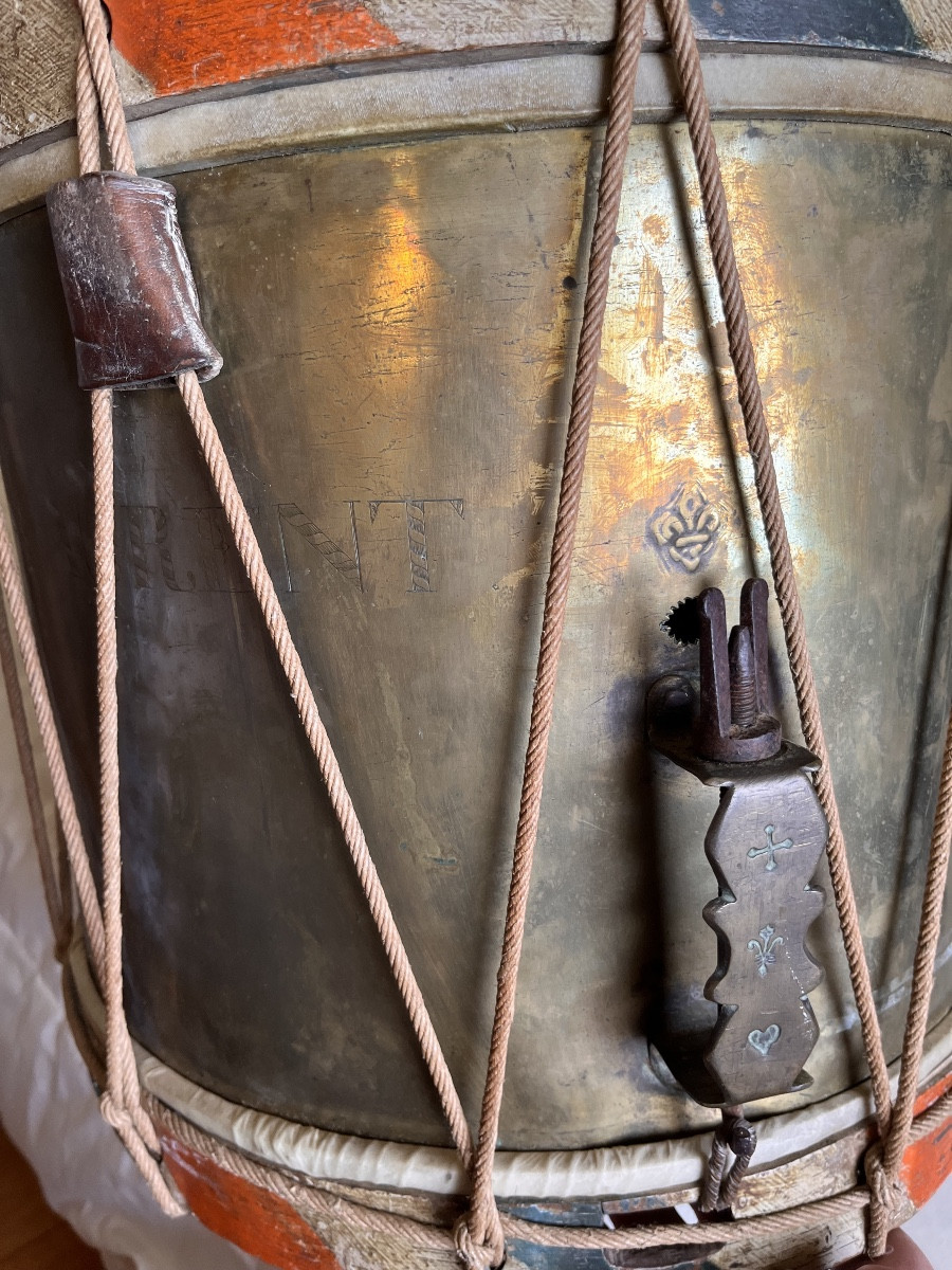 Old Régime Drum- French Révolution - Cne De St Laurent 18eme-photo-7
