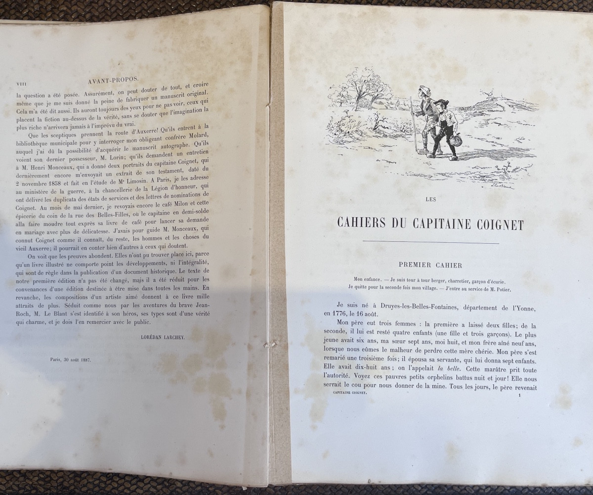 Les carnet du capitaine Coignet - Hachette- 1ere édition revue et corrigée  et illustrée - 1888-photo-3
