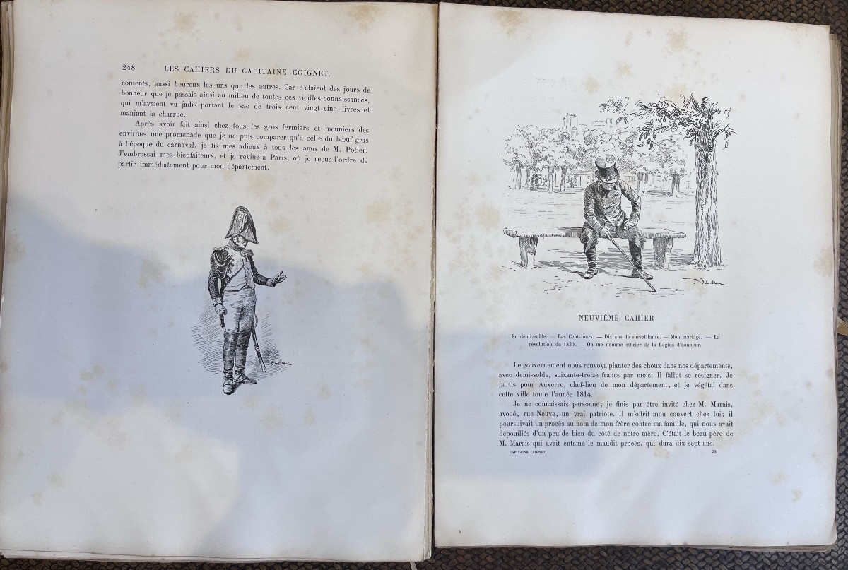 Les carnet du capitaine Coignet - Hachette- 1ere édition revue et corrigée  et illustrée - 1888-photo-1
