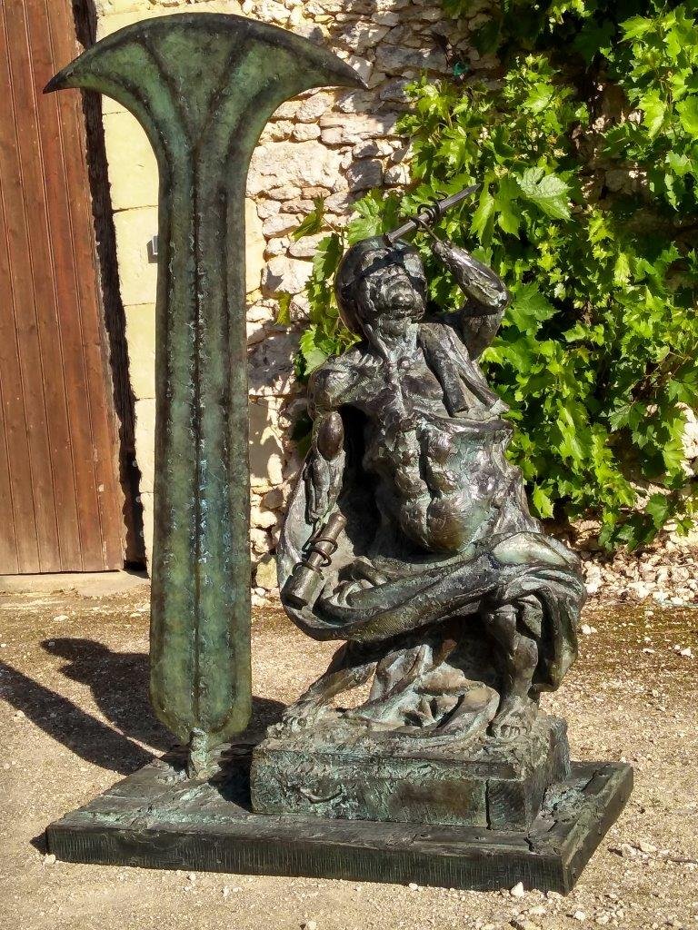 The Dwarf Sculptor - Bronze By Michel Lévy - Ea 2/4 - 140cm Height--photo-1