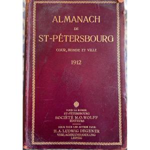 Almanac Of St-petersburg-who's Who-1912-russia