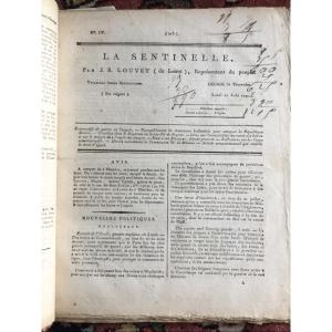 La Sentinelle Revolutionary Newspaper J.blouvet-53 Issues 1795-96 Girondins