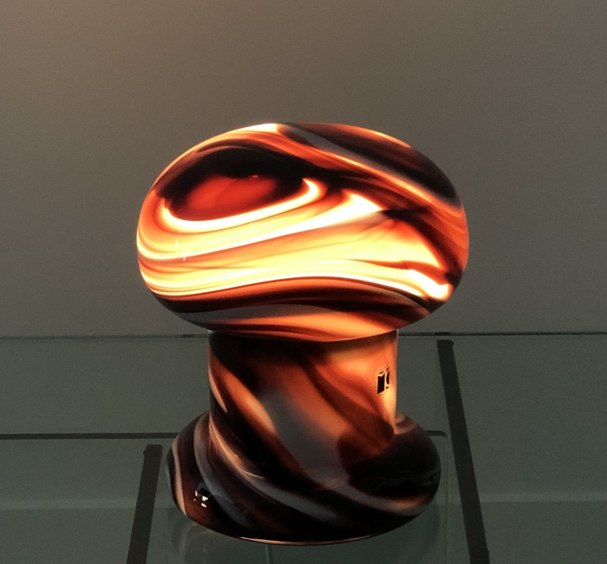 Murano Glass Table Lamp By Carlo Moretti, Italy, 1960s-photo-3