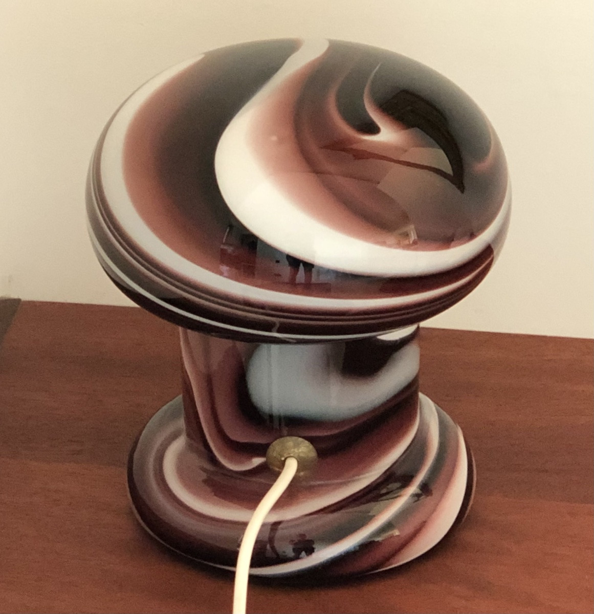 Murano Glass Table Lamp By Carlo Moretti, Italy, 1960s-photo-8