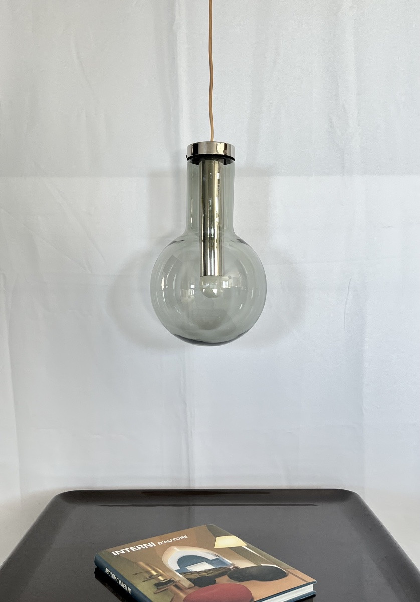 Maxi Bulb Large Model Pendant Light By Frank Ligtelijn For Raak Amsterdam, Netherlands, 1960s-photo-2