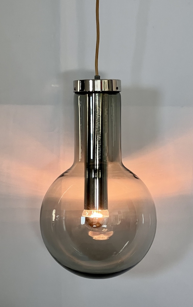 Maxi Bulb Large Model Pendant Light By Frank Ligtelijn For Raak Amsterdam, Netherlands, 1960s-photo-4