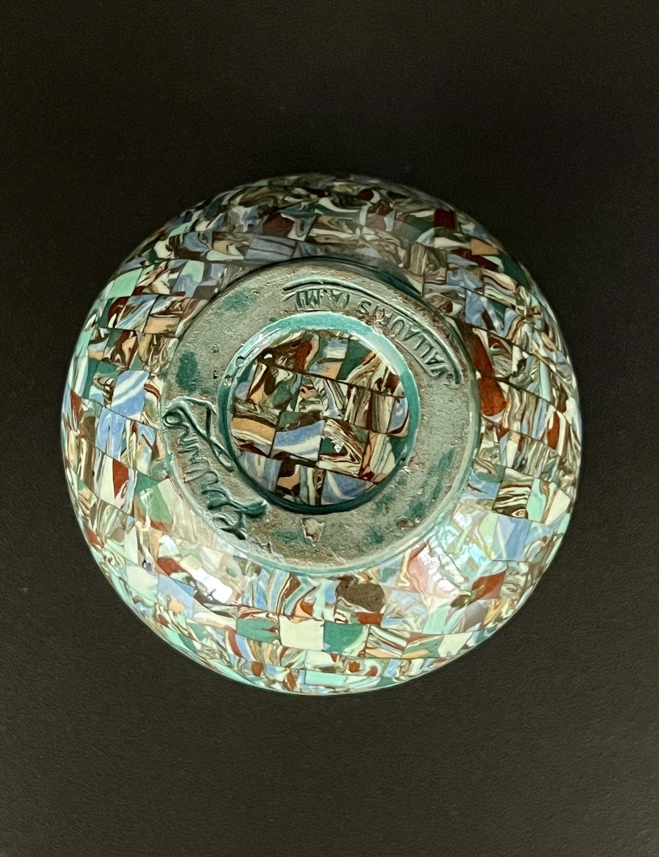 Vase Signed Jean Gerbino, Vallauris, 1960s-photo-1